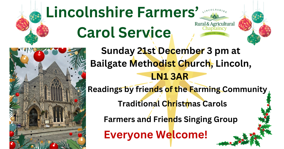 Lincolnshire Farmers' Carol Service  graphic 