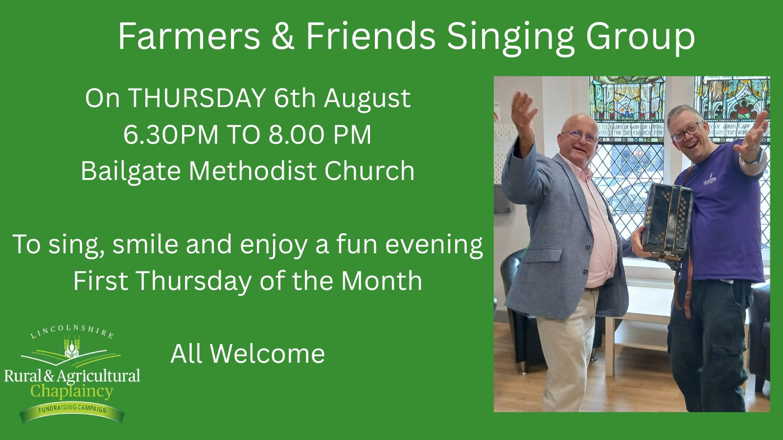 Farmers & Friends Singing Group 6th August